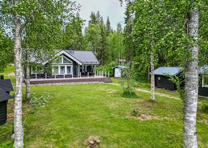 Laehderinne - 2 Bedroom Log Cabin, Private Beach, Wifi & Sauna